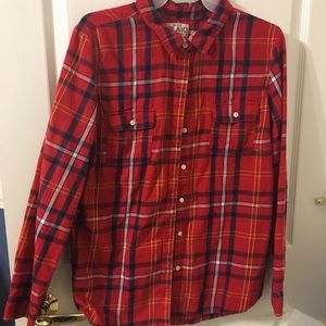 Old Navy red plaid